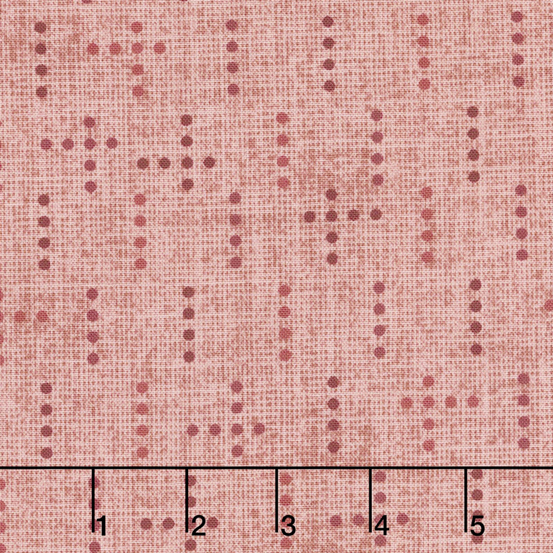 Tickled Pink - Dot Weave Pink Yardage