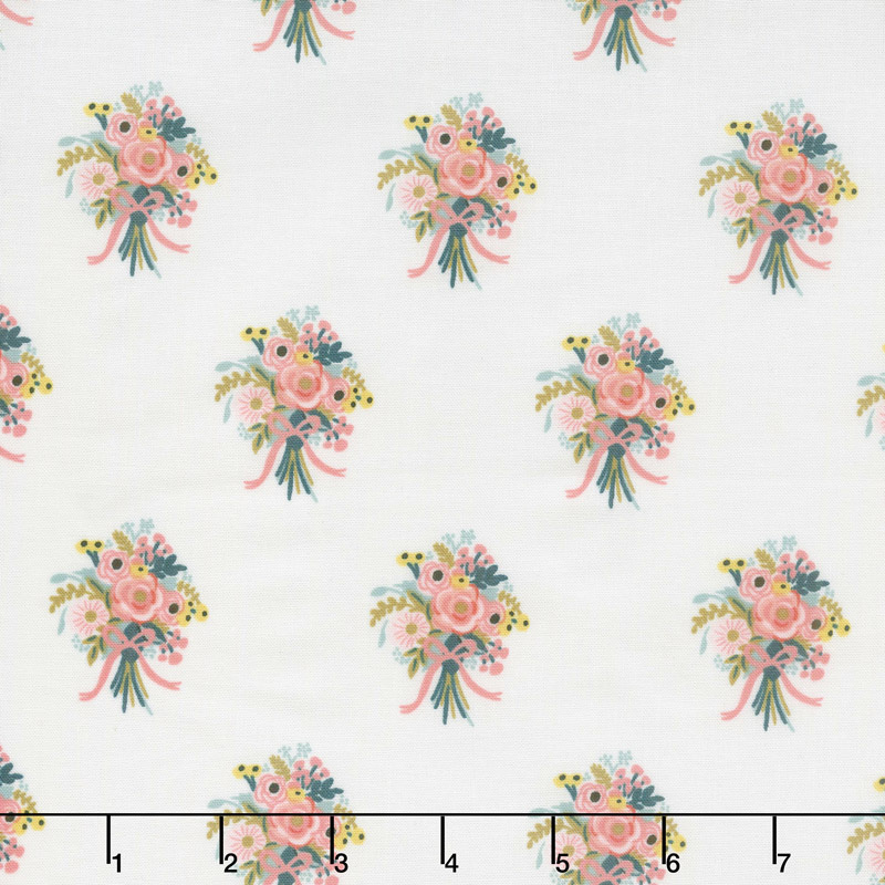 English Garden - Bouquets Cream Yardage