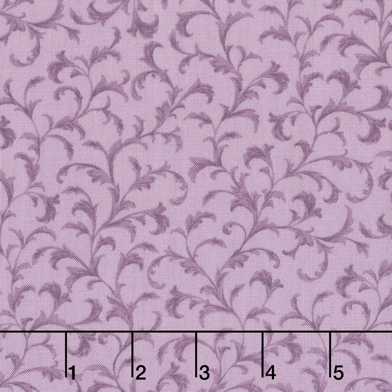 Meredith - Leaves Purple Yardage