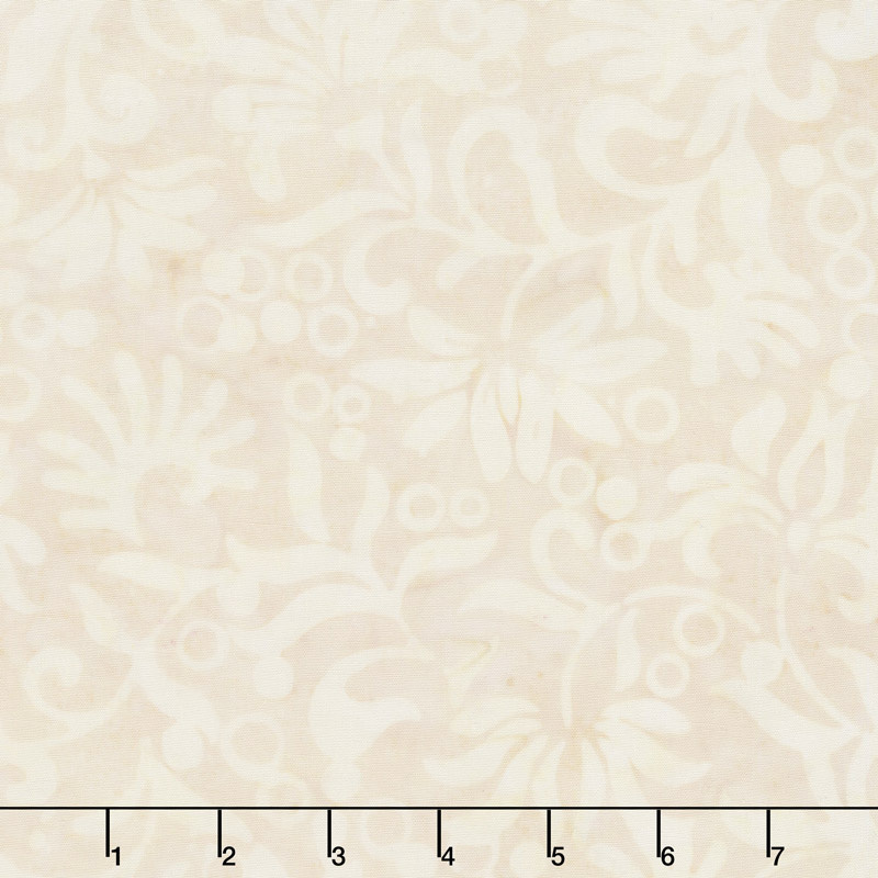 Cream of the Crop Batiks - Winding Vines Pink Cream Yardage