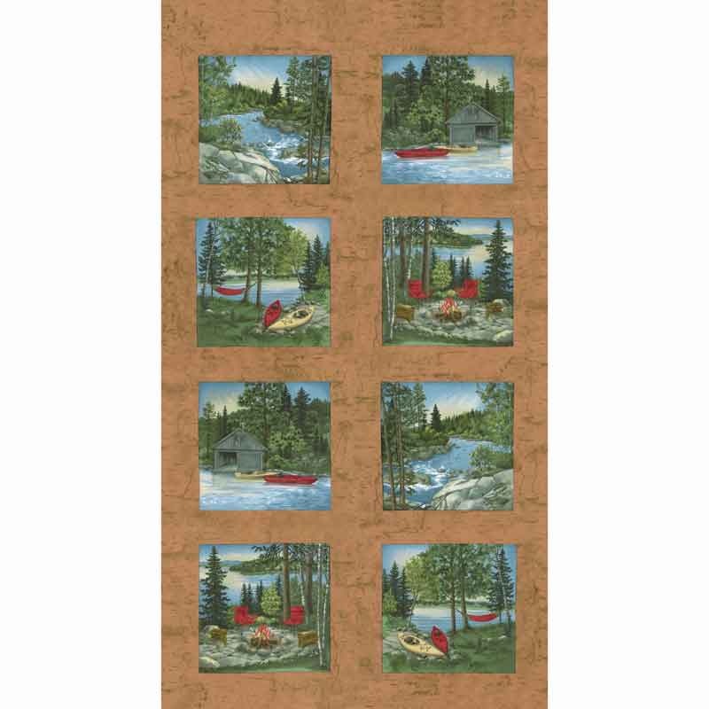 River Journey - Buckskin Panel