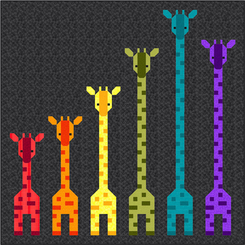 Giraffes in a Row Kit