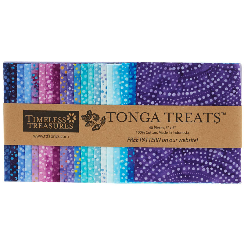 Tonga Treats Batiks - Colorwheel Plume Minis