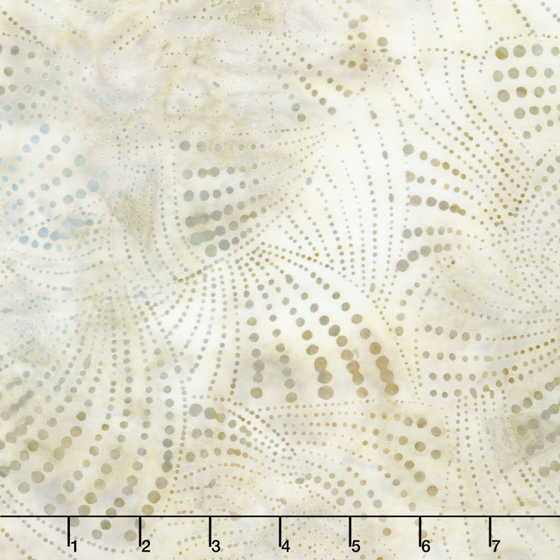 Artisan Batiks - Dot Dot Dot 2 Swirl Dots Sand Yardage