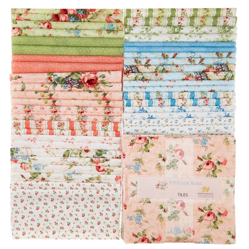 Vintage Rose Tiles