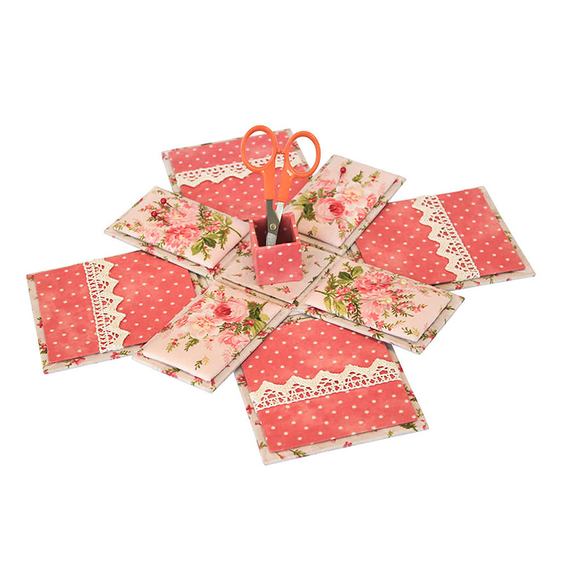 Creative with Cardboard Victorian Sewing Box Kit Rinske Stevens...