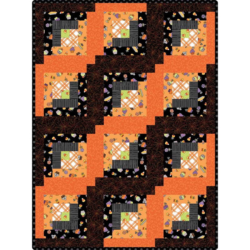 Broomhilda's Bakery Log Cabin Quilt POD™ Kit