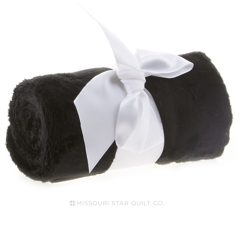 Cuddle Minky Scarf Kit - C3 Black
