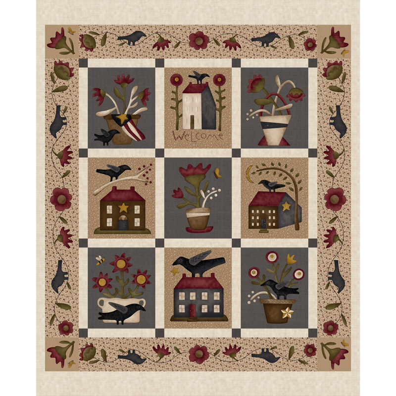 Buttermilk Blossoms - Cream Panel