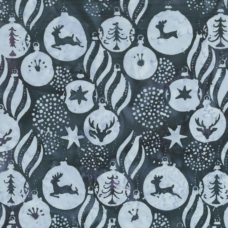 Snowberry Batiks - Ornaments Sky Yardage