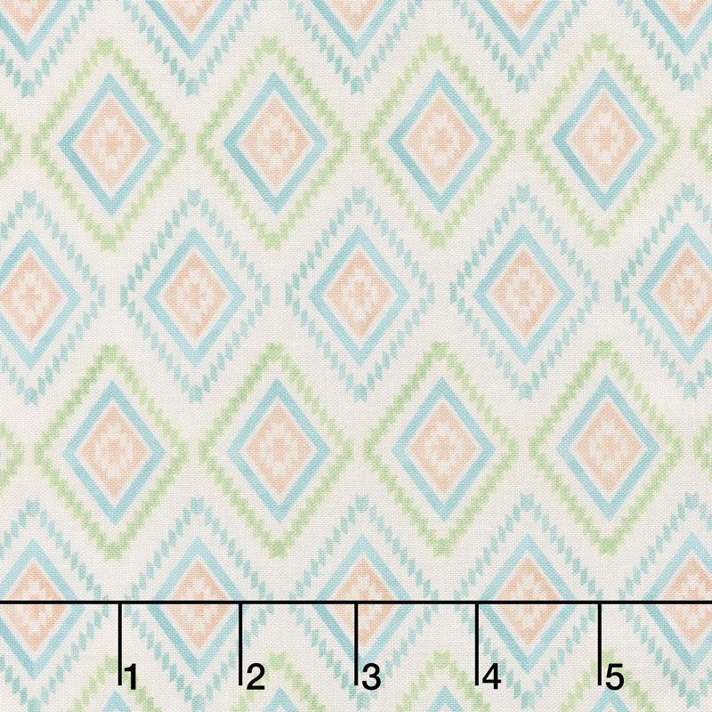 Humming Along - Diamond Geometric Tan Yardage