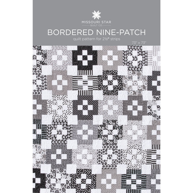Bordered Nine-Patch Quilt Pattern by MSQC