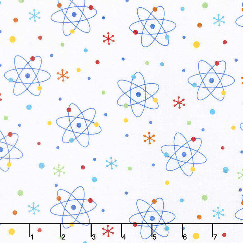 Big Bang - Atomic Toss White Multi Yardage
