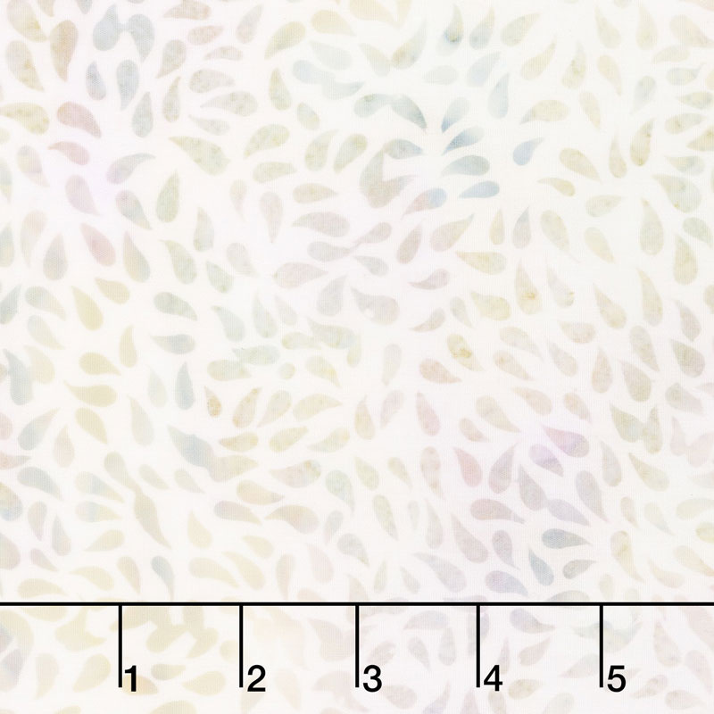 Faded Blue Jeans Batiks - Tossed Seeds Almond Yardage