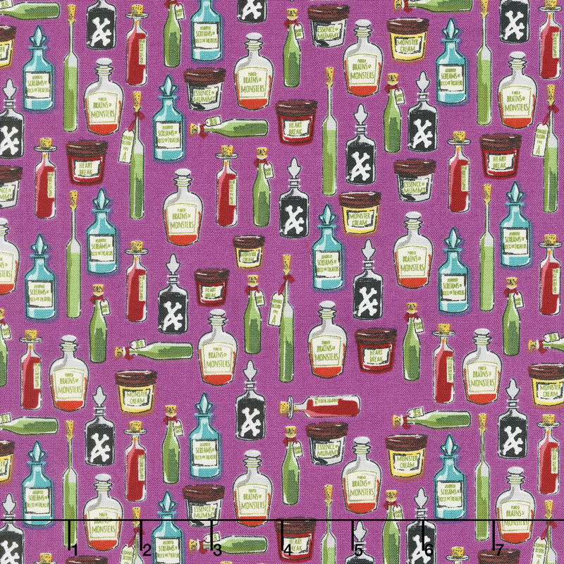 Haunted House - Apothecary Purple Yardage