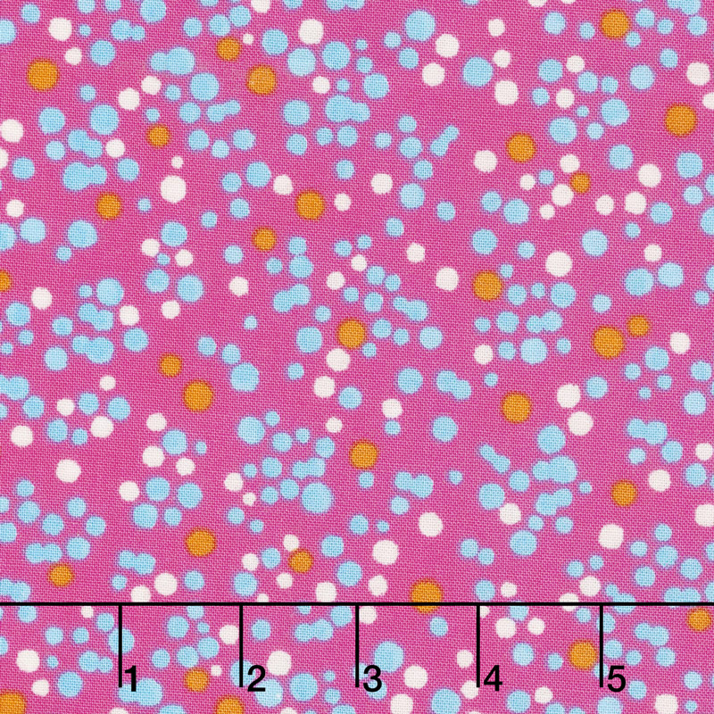 Kaleidoscope - Dots Fuschia Yardage
