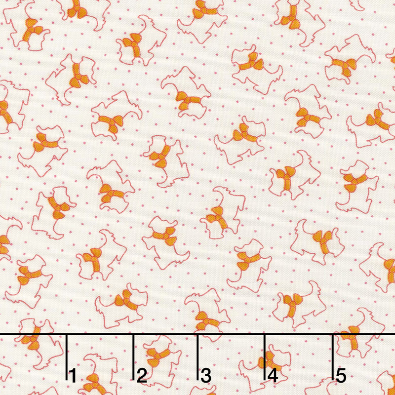 Aunt Grace Backgrounds - Scotties Orange Yardage
