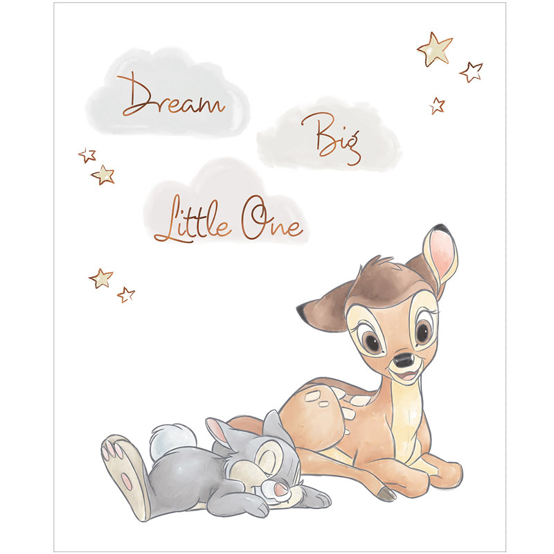 Disney Sentimental - Dream Big in White with Metallic Copper Panel