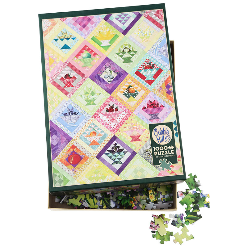 Fruit Basket Quilt Puzzle Outset Media Games