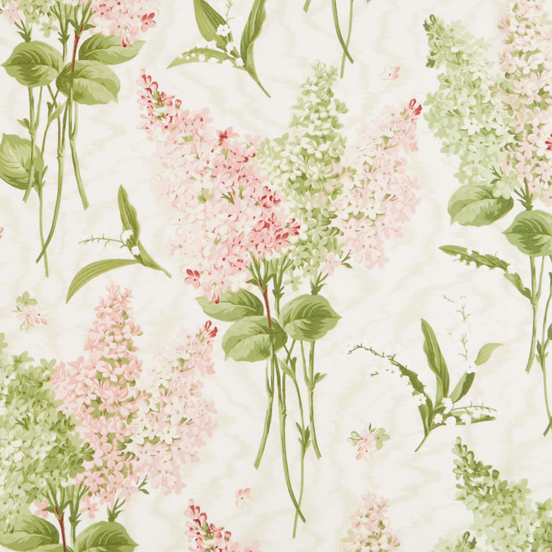 Sensibility - Lilacs on Moire Natural Yardage
