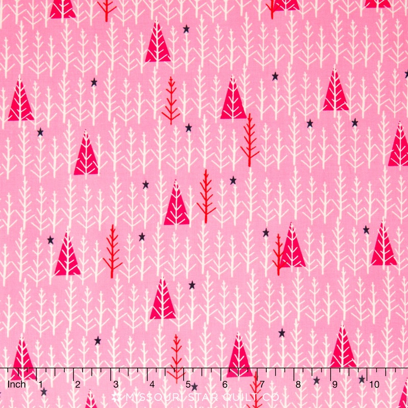 Garland - Tree Day Pink Yardage
