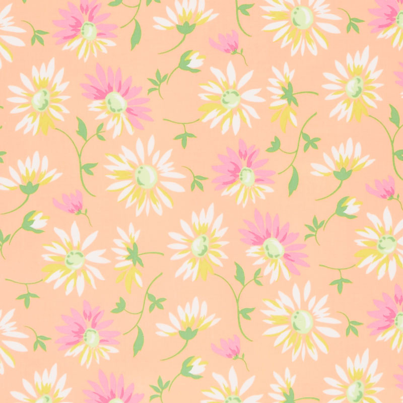 Good Day! - Lazy Daisies Orange Yardage
