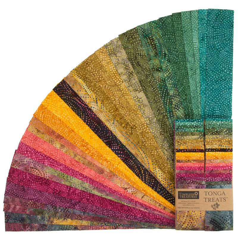 Tonga Treats Batiks - Colorwheel Forest 2.5