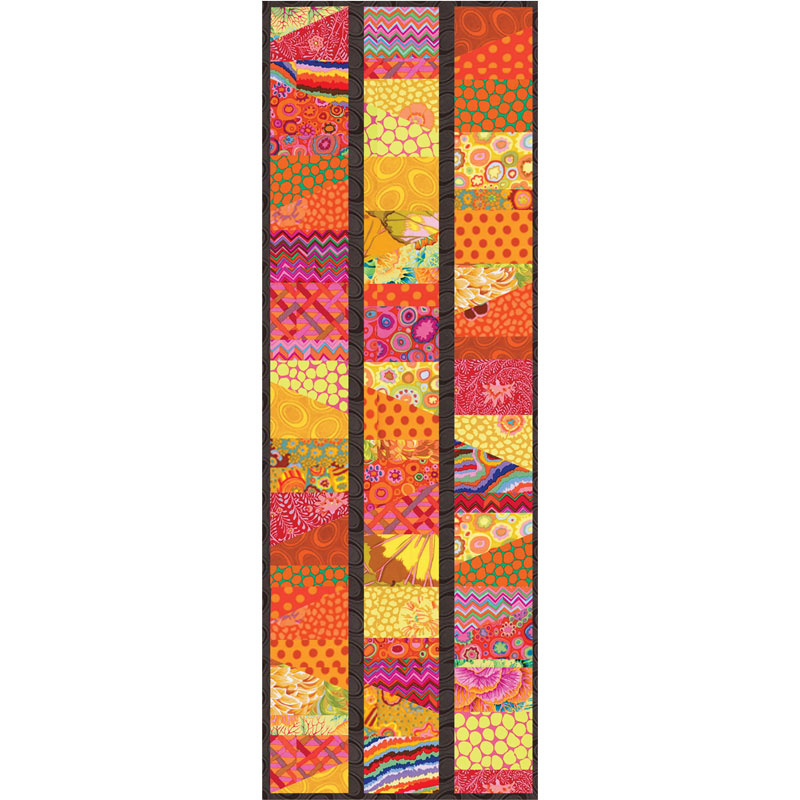 Kaffe Fassett Sliced Charm Table Runner Kit - Citrus