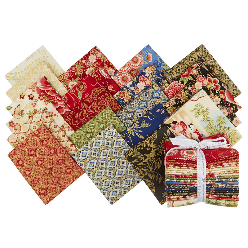 Imperial Collection 15 - Spring Metallic Fat Quarter Bundle