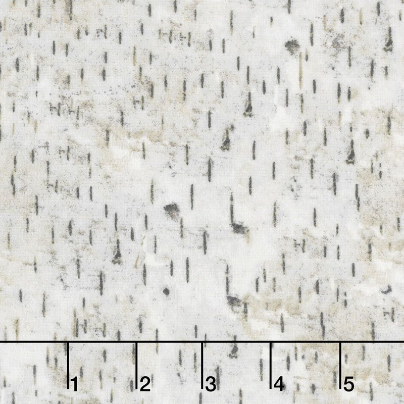 The Great Outdoors - Birch Bark Light Gray Flannel Yardage