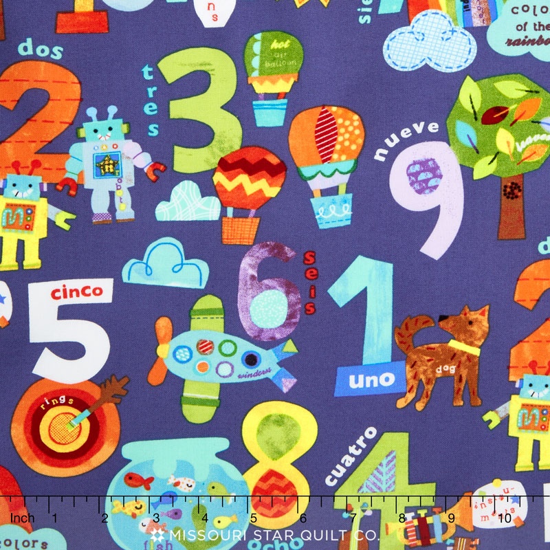 Color and Count - Count with Me Multi Yardage