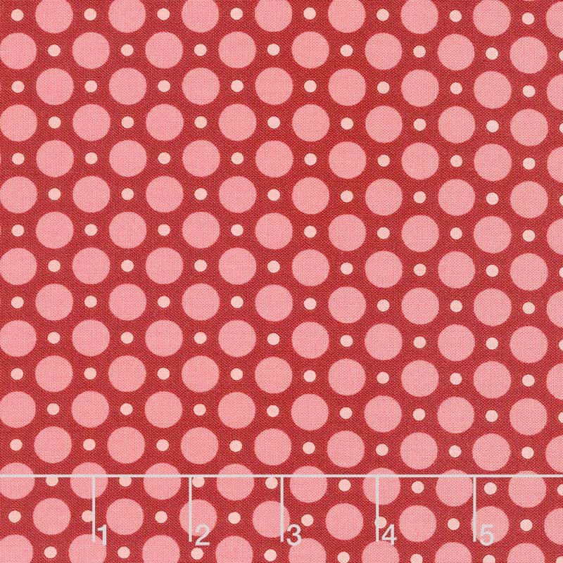 Anna - Lady Bug Raspberry Yardage