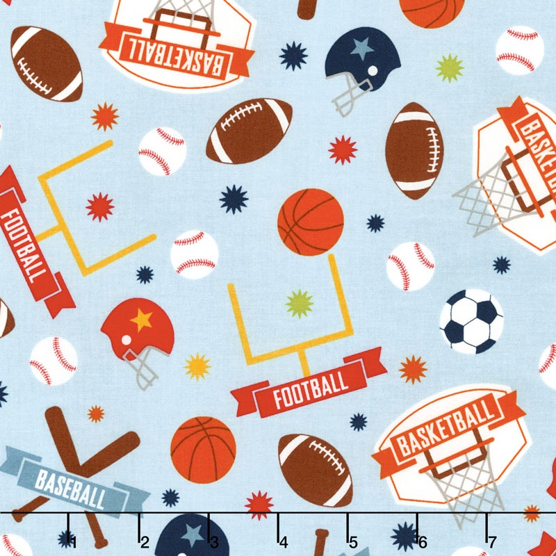 Game Day - Sports Main Aqua Yardage