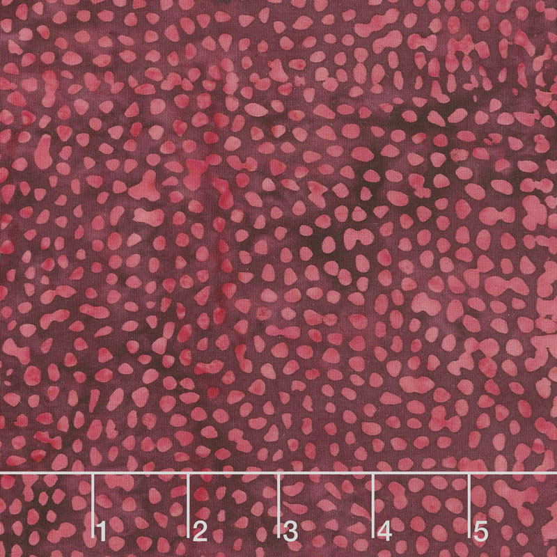 Soul Song Batiks - Speckle Cranberry Yardage