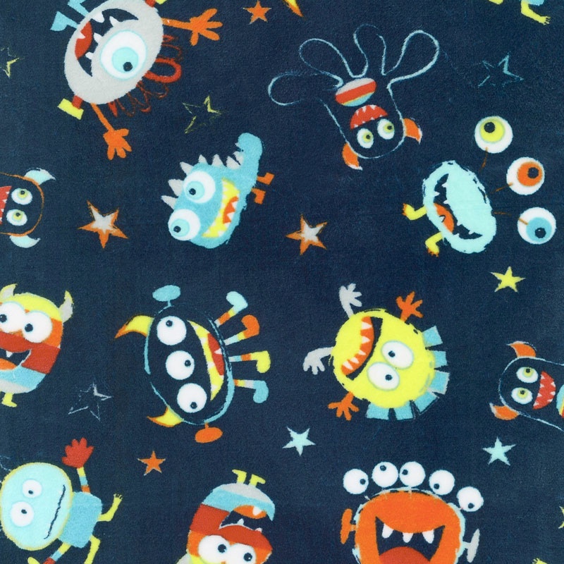 Cuddle Prints - You Scared Me! Navy 60