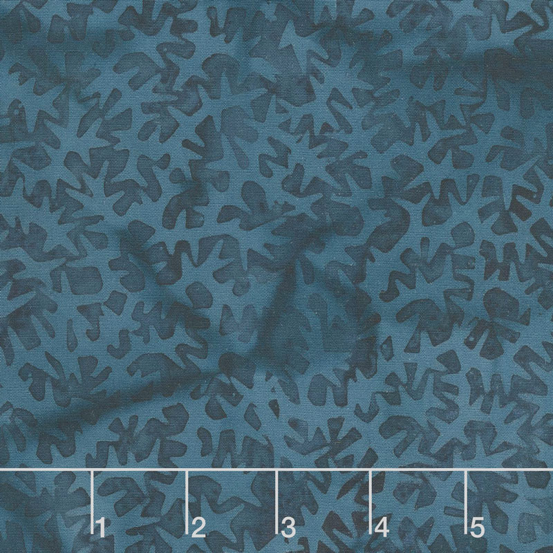 Graphic Jewels Batiks - Spikes Teal Yardage