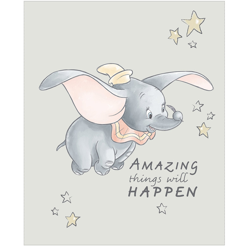 Disney Sentimental - Dumbo in Light Grey Panel