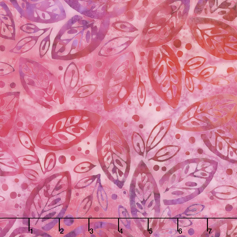 Artisan Batiks - Bright Blooms Flowers Magenta Yardage