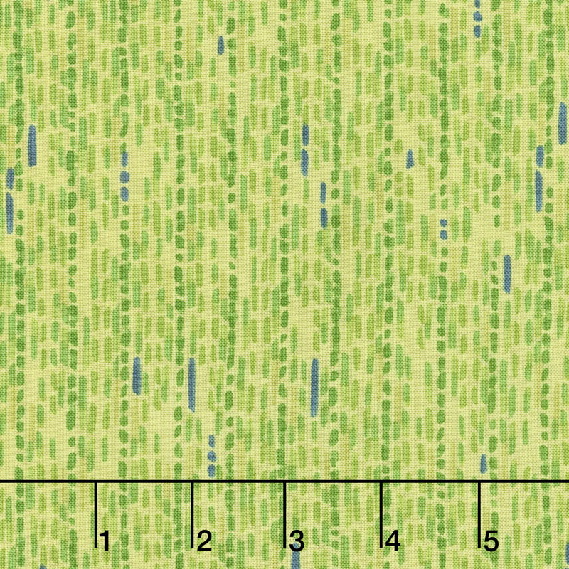 Painted Meadow - Watercolor Stripe Sprig Yardage