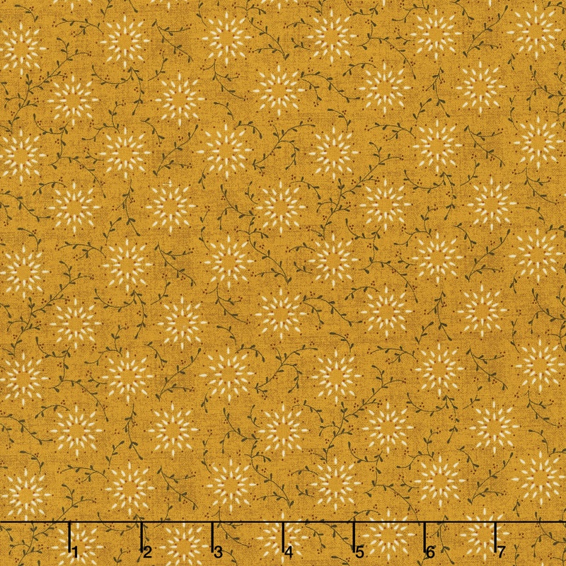 Abundant Blessings - Large Starburst Gold Yardage