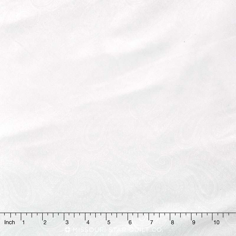 Wilmington Essentials - Paisley White on White 108