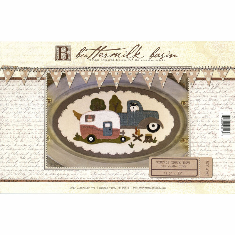Vintage Truck Through the Year Pattern - June