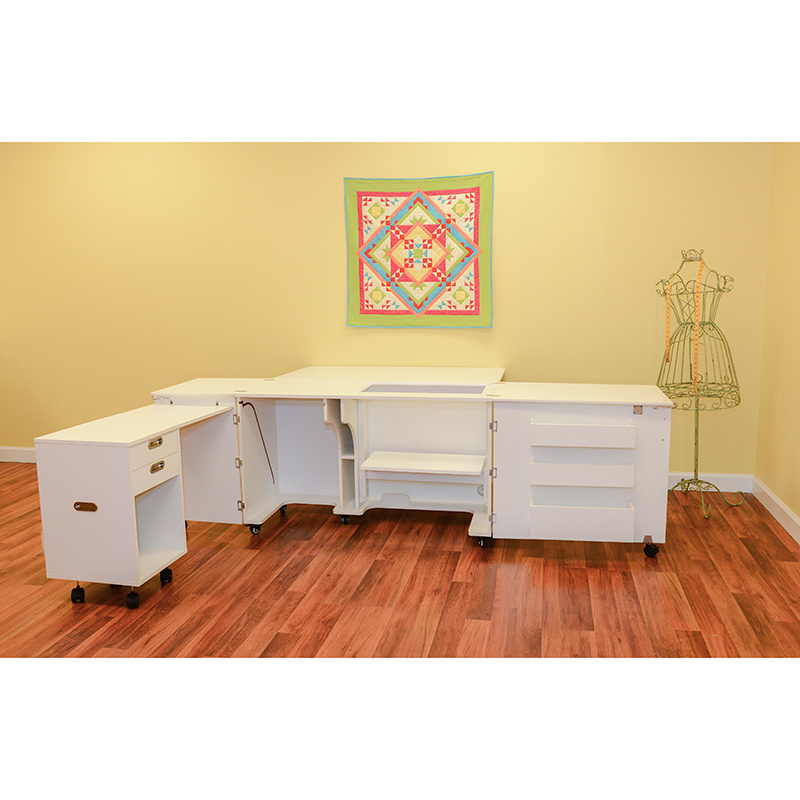 Aussie II Sewing Cabinet - Ash White | Arrow Companies, LLC