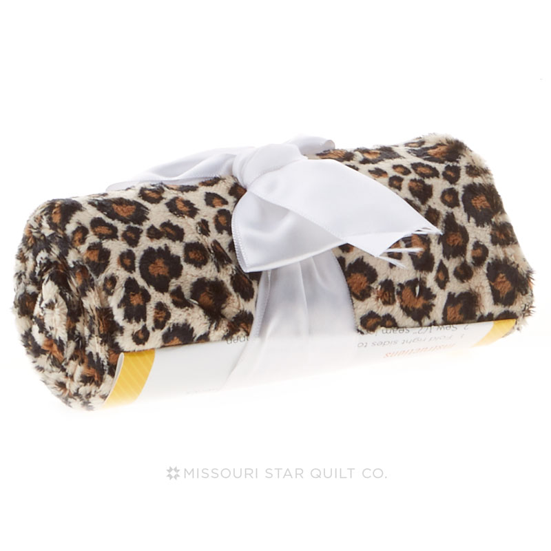 Cuddle Minky Scarf Kit - Cheetah