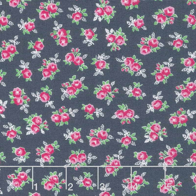 Guest Room - Sweet Floral Midnight Yardage