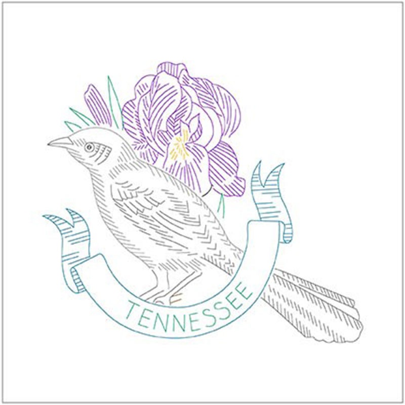Birds of Liberty - Tennessee Digitally Printed Panel