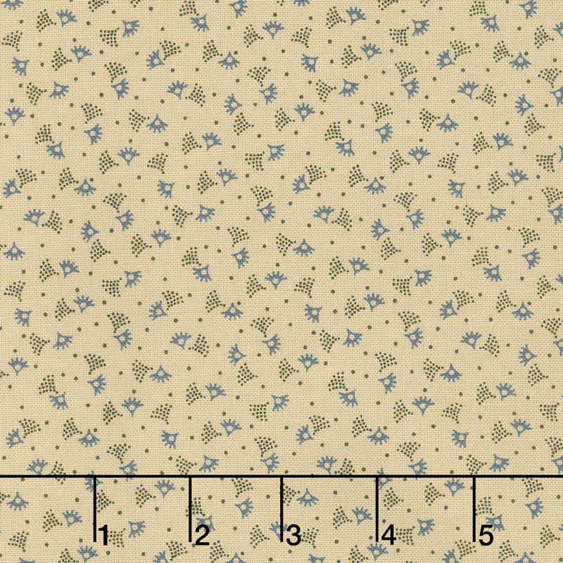 Mrs. Miller's Apprentice - Country Curtains Blue Yardage