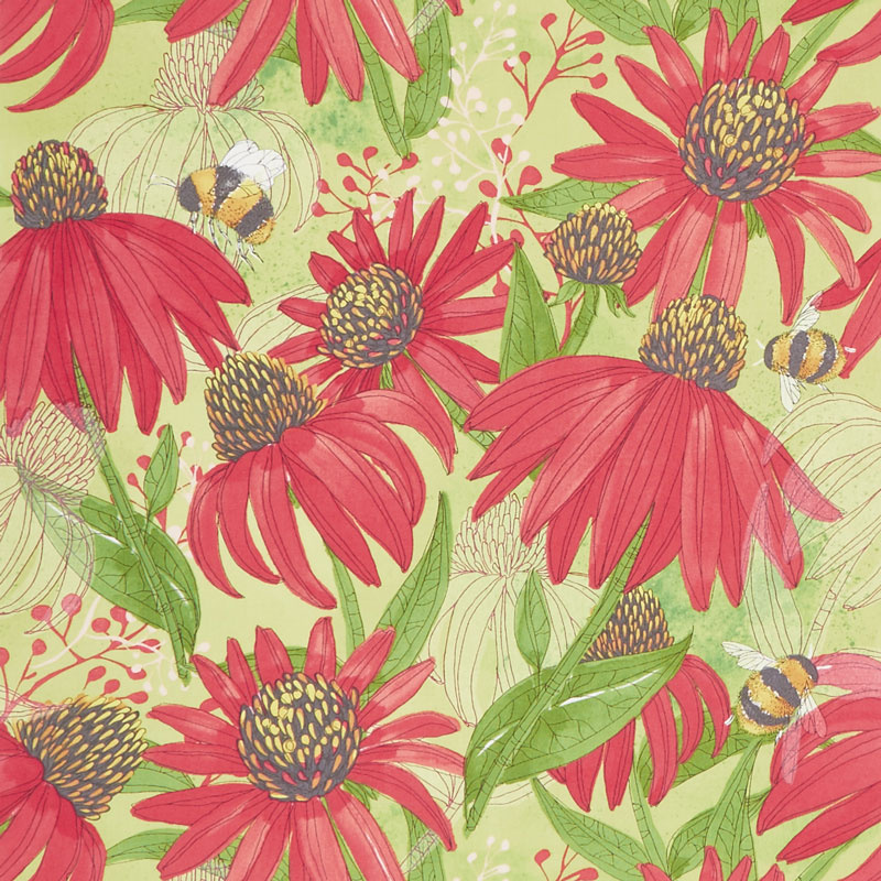 Painted Meadow - Coneflower Sprig Yardage