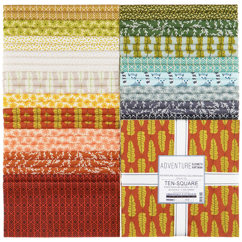 Robert Kaufman Fabrics Adventure Elizabeth Hartman Roll Up Jelly Roll