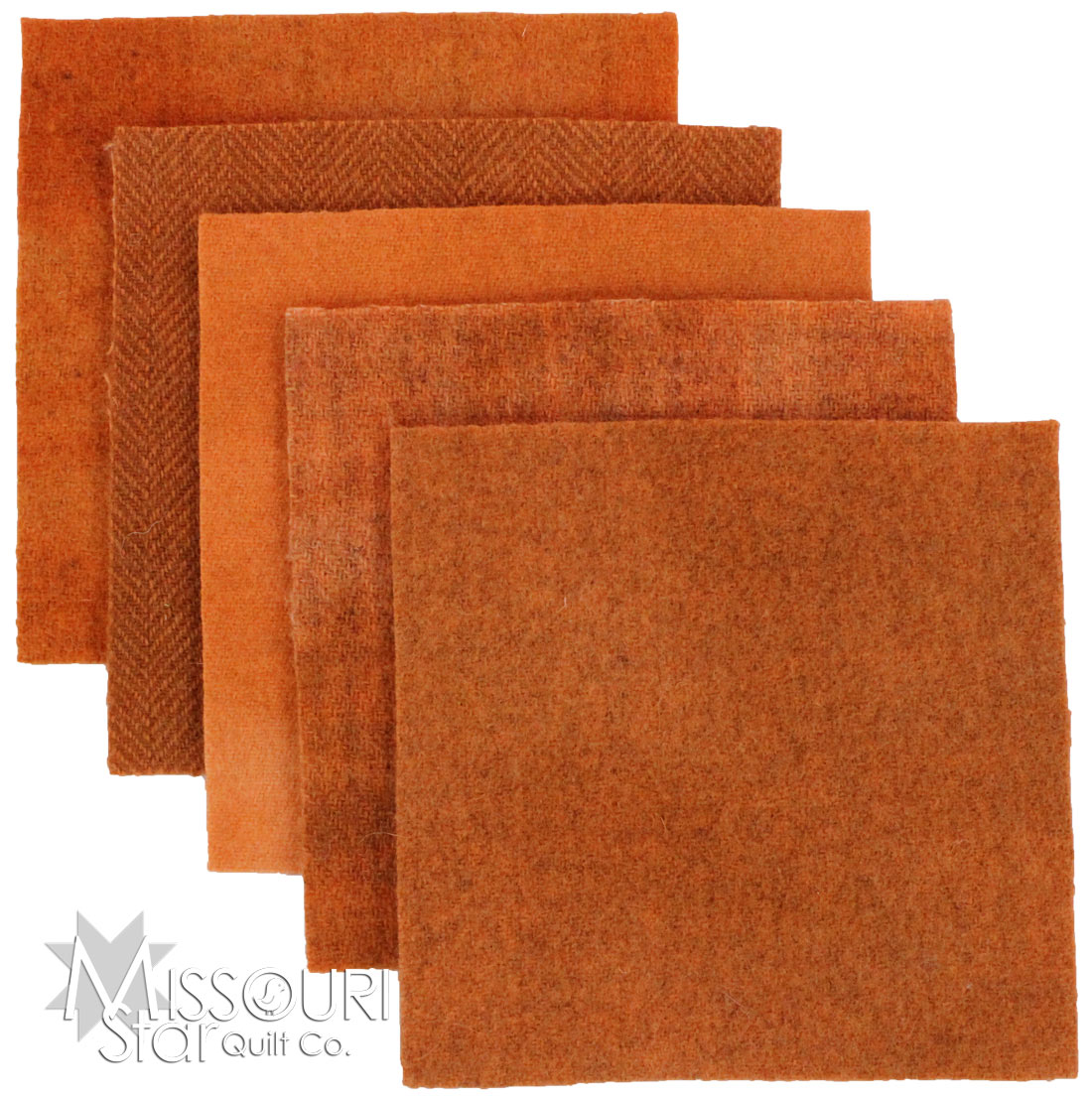 Primitive Pumpkin Wool Charm Pack